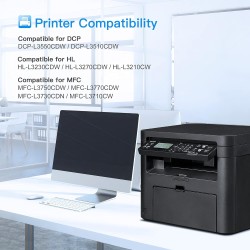 LxTek TN247 Compatible Toner Remplacement pour Brother TN 247 TN 243 TN-243CMYK pour Brother DCP-L3550CDW DCP-L3510CDW MFC-L3750