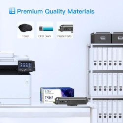 LxTek TN247 Compatible Toner Remplacement pour Brother TN 247 TN 243 TN-243CMYK pour Brother DCP-L3550CDW DCP-L3510CDW MFC-L3750