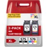 PG-575XL CL-576XL Multipack Cartouche Remplacement pour Canon 575 XL 576 XL pour Cartouche 575 et 576 pour Canon TS3550i, TR4750