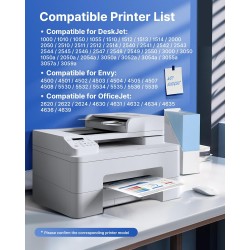 301 XL Cartouches d'encre Remplacement Cartouche pour HP 301 Noir et Couleur Encre pour HP 301XL pour Envy 5530 4500 4507 4520 4