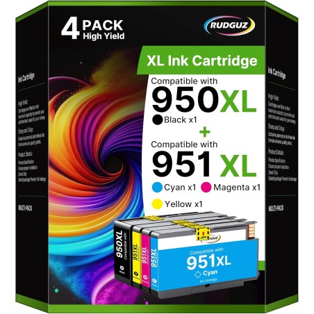 950XL 951XL Cartouche d'encre Compatible pour HP 950 et 951 pour HP Officejet Pro 8600 8610 8620 8615 8625 8630 8640 251DW 276DW