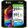 950XL 951XL Cartouche d'encre Compatible pour HP 950 et 951 pour HP Officejet Pro 8600 8610 8620 8615 8625 8630 8640 251DW 276DW
