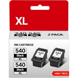 PG 540XL Cartouches d'encre Compatibles pour Cartouche Canon 540 XL PG-540XL pour PIXMA MG3650s TS5150 TS5151 MG3550 MG3600 MG36