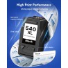 PG 540XL Cartouches d'encre Compatibles pour Cartouche Canon 540 XL PG-540XL pour PIXMA MG3650s TS5150 TS5151 MG3550 MG3600 MG36
