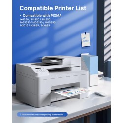 Cartouches d'encre Compatibles pour Canon 525 526 PGI-525 CLI-526 pour Canon Pixma MG5150 MG5250 MG5350 MG5200 MG5300 MG6150 IX6