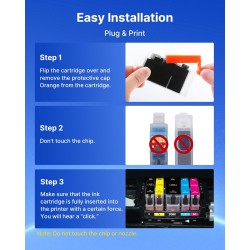 Cartouches d'encre Compatibles pour Canon 525 526 PGI-525 CLI-526 pour Canon Pixma MG5150 MG5250 MG5350 MG5200 MG5300 MG6150 IX6