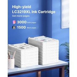LC3219XL Cartouches d'encre Compatible pour Brother LC3219XL LC3217 LC3219 XL pour Brother MFC-J5335DW MFC-J5330DW MFC-J5340DW M