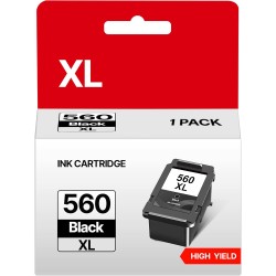 560XL PG 560 XL Cartouche Remplacement pour Canon 560 560 XL PG-560XL Compatibles pour Pixma TS5350 TS7450i TS5350a TS7450 TS535