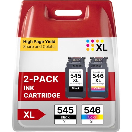 PG-545XL CL-546XL Cartouches d'encre Remplacement pour Cartouche Canon 545-546 pour Cartouche Canon 545 et 546 pour Pixma TS3150