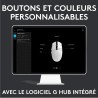 Logitech G203 LIGHTSYNC USB Souris Gaming avec Éclairage RVB Personnalisable, 6 Boutons Programmables, Capteur Niveau Gaming, 8 