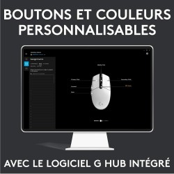 Logitech G203 Souris Filaire Gaming 2nd Gen : 8000 DPI, Effets Lumineux Multicolores LIGHTSYNC RGB, 6 Boutons Programmables, Mém