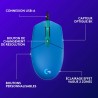 Logitech G203 LIGHTSYNC USB Souris Gaming avec Éclairage RVB Personnalisable, 6 Boutons Programmables, Capteur Niveau Gaming, 8 