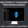 Logitech G203 LIGHTSYNC USB Souris Gaming avec Éclairage RVB Personnalisable, 6 Boutons Programmables, Capteur Niveau Gaming, 8 