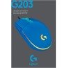 Logitech G203 LIGHTSYNC USB Souris Gaming avec Éclairage RVB Personnalisable, 6 Boutons Programmables, Capteur Niveau Gaming, 8 