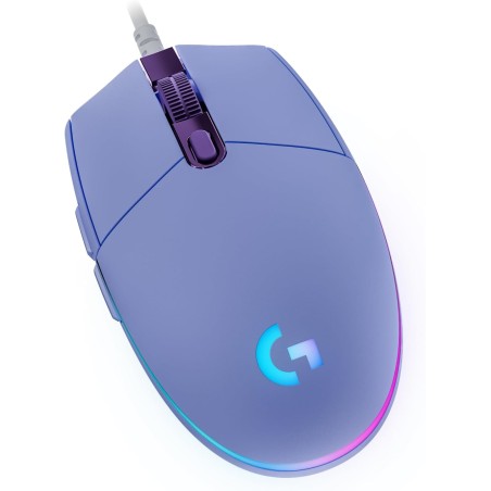Logitech G203 LIGHTSYNC USB Souris Gaming avec Éclairage RVB Personnalisable, 6 Boutons Programmables, Capteur Niveau Gaming, 8 