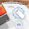 Lot de 2 câbles de charge USB vers Lightning pour iPhone 14/13/12/11/Pro/ProMax/Mini/XS/XR/MAX/X/8/7/6/6s/Plus/SE/iPad Mini 2 m 