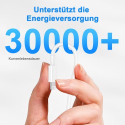 Lot de 2 câbles de charge USB vers Lightning pour iPhone 1 m + 2 m - Certifié MFi - Pour iPhone 14/13/12/11/Pro/ProMax/Mini/XS/X