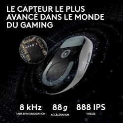 Logitech g pro x superlight 2 wireless gaming mouse, 60 g pro-grade mouse with 5 programmable buttons, 44k dpi sensor, 8 khz rep