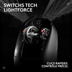 Logitech g pro x superlight 2 wireless gaming mouse, 60 g pro-grade mouse with 5 programmable buttons, 44k dpi sensor, 8 khz rep