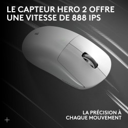 Logitech g pro x superlight 2 wireless gaming mouse, 60 g pro-grade mouse with 5 programmable buttons, 44k dpi sensor, 8 khz rep