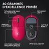 Logitech g pro x superlight 2 wireless gaming mouse, 60 g pro-grade mouse with 5 programmable buttons, 44k dpi sensor, 8 khz rep