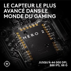 Logitech G PRO X SUPERLIGHT 2 SE, souris gaming sans fil, souris Pro-Grade 60 g avec 5 boutons programmables, capteur 44 000 DPI