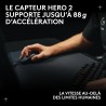 Logitech G PRO X SUPERLIGHT 2 DEX, souris de gaming sans fil, 60g souris Pro-Grade pour droitier, 5 boutons programmables, recha