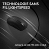Logitech G Pro X Superlight 2c, Souris de Gaming sans Fil, Souris Pro-Grade compacte 53 g avec 5 Boutons programmables, USB-C, c