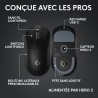 Logitech G Pro X Superlight 2c, Souris de Gaming sans Fil, Souris Pro-Grade compacte 53 g avec 5 Boutons programmables, USB-C, c
