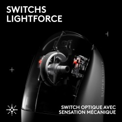 Logitech G PRO X SUPERLIGHT 2 SE, souris gaming sans fil, souris Pro-Grade 60 g avec 5 boutons programmables, capteur 44 000 DPI