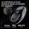 Logitech G PRO X SUPERLIGHT 2 DEX, souris de gaming sans fil, 60g souris Pro-Grade pour droitier, 5 boutons programmables, recha