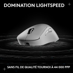 Logitech G PRO X SUPERLIGHT 2 DEX, souris de gaming sans fil, 60g souris Pro-Grade pour droitier, 5 boutons programmables, recha