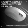 Logitech G Pro X Superlight 2c, Souris de Gaming sans Fil, Souris Pro-Grade compacte 53 g avec 5 Boutons programmables, USB-C, c