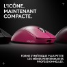 Logitech G Pro X Superlight 2c, Souris de Gaming sans Fil, Souris Pro-Grade compacte 53 g avec 5 Boutons programmables, USB-C, c