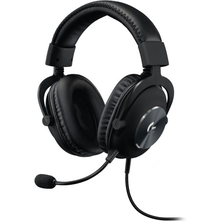 Logitech g pro x casque filaire gamer over-ear avec micro bleu vo!ce, dts headphone:x 2.0, transducteurs pro-g 50mm, son surroun