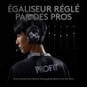 Logitech g pro x casque filaire gamer over-ear avec micro bleu vo!ce, dts headphone:x 2.0, transducteurs pro-g 50mm, son surroun