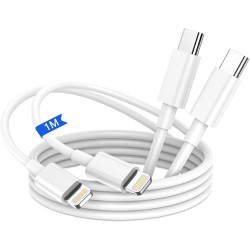 ZMHPJQ 1M Câble USB C Lightnning[Certificat MFi] Rapide Type C Câble Charge Chargeur Type C Câble Chargeur pour iPhone 14 13 12 