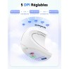 TECKNET Souris Verticale, 4800 DPI Souris sans Fil Ergonomique, Protège Le Bras, Souris sans Fil 6 Boutons pour PC, Ordinateur P
