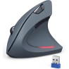 TECKNET Souris Verticale, 4800 DPI Souris sans Fil Ergonomique, Protège Le Bras, Souris sans Fil 6 Boutons pour PC, Ordinateur P