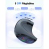 TECKNET Souris Verticale, 4800 DPI Souris sans Fil Ergonomique, Protège Le Bras, Souris sans Fil 6 Boutons pour PC, Ordinateur P