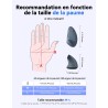 TECKNET Souris Verticale, 4800 DPI Souris sans Fil Ergonomique, Protège Le Bras, Souris sans Fil 6 Boutons pour PC, Ordinateur P