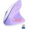 TECKNET Souris Verticale, 4800 DPI Souris sans Fil Ergonomique, Protège Le Bras, Souris sans Fil 6 Boutons pour PC, Ordinateur P