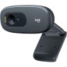 Logitech C270 Webcam Streaming HD, 720p/30ips, Appel Vidéo HD Large Champ de Vision, Correction de la Lumière, Micro Antiparasit
