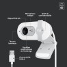 Logitech Brio 100 Webcam Full HD pour réunions/Streaming, équilibre Auto de l'éclairage, Micro intégré, volet de confidentialité
