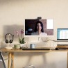 Logitech Brio 100 Webcam Full HD pour réunions/Streaming, équilibre Auto de l'éclairage, Micro intégré, volet de confidentialité