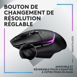 Logitech G G502 X PLUS LIGHTSPEED Souris Gaming RVB Sans Fil - Souris optique boutons hybrides LIGHTFORCE, LIGHTSYNC RVB, Capteu