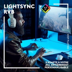 Logitech G G502 X PLUS LIGHTSPEED Souris Gaming RVB Sans Fil - Souris optique boutons hybrides LIGHTFORCE, LIGHTSYNC RVB, Capteu