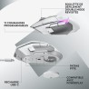 Logitech G G502 X PLUS LIGHTSPEED Souris Gaming RVB Sans Fil - Souris optique boutons hybrides LIGHTFORCE, LIGHTSYNC RVB, Capteu