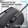 Logitech G502 X Souris Gaming Filaire - LIGHTFORCE boutons primaires hybrides optique-mécanique, capteur gaming HERO 25K, compat