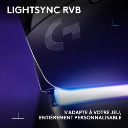 Logitech G G502 X PLUS LIGHTSPEED Souris gaming RVB sans fil, système de charge sans fil POWERPLAY 2, charge illimitée, RVB pers